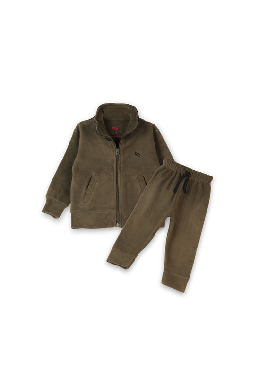 AllurePremium Puller Fleece Jacket With Trousers S Green