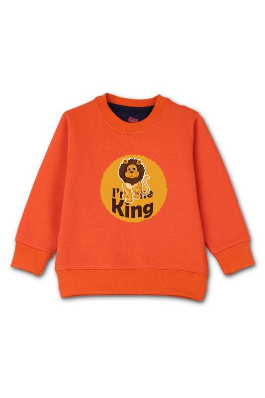 AllurePremium Sweat Shirt Orange King
