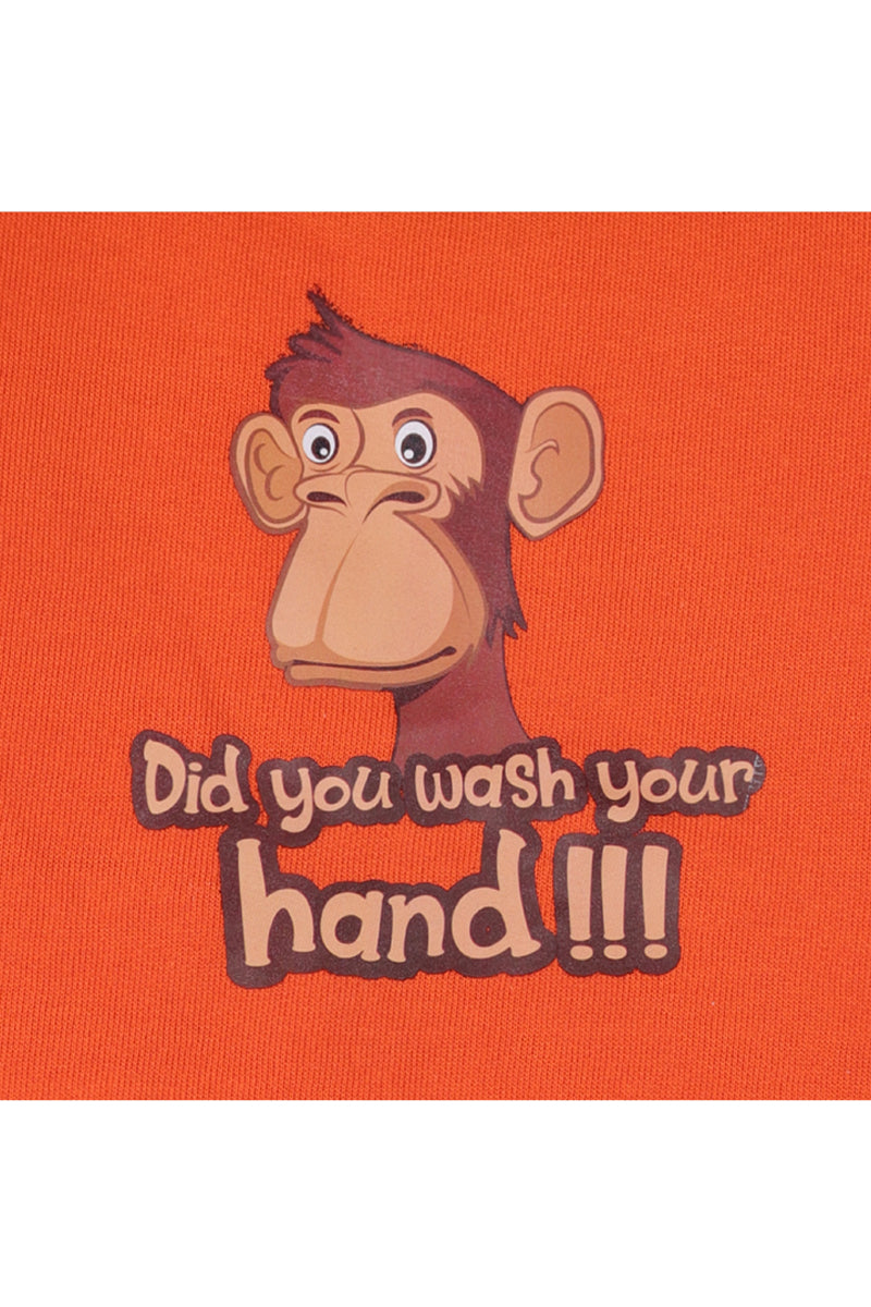 AllurePremium Sweat Shirt Orange Monkey