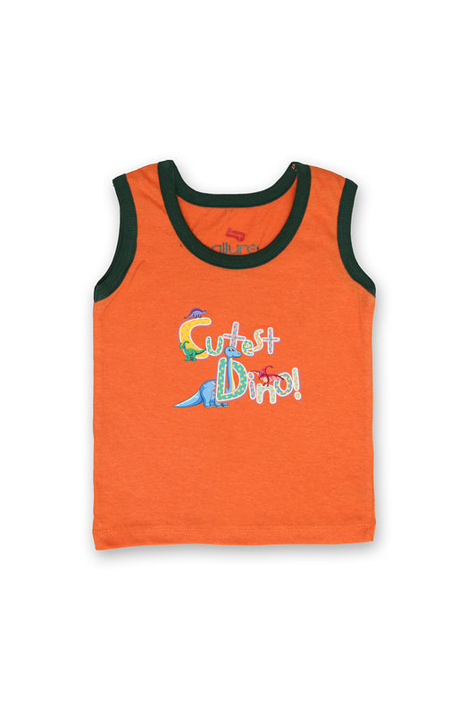 AllurePremium T-shirt S-L Cute Dino Orange