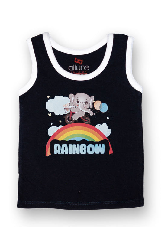 AllurePremium T-shirt S-L Rainbow N Blue