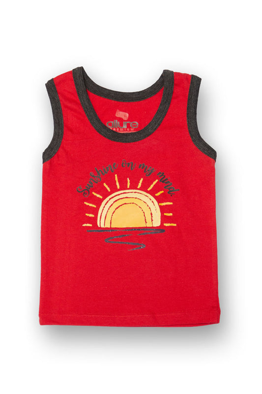 AllurePremium T-shirt S-L Sunshine Mind Red