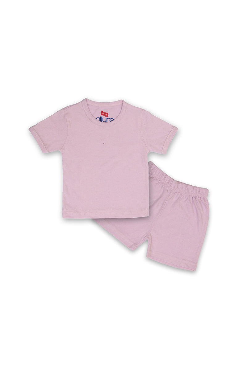 AllurePremium T Pink Plain H-S T Pink Shorts