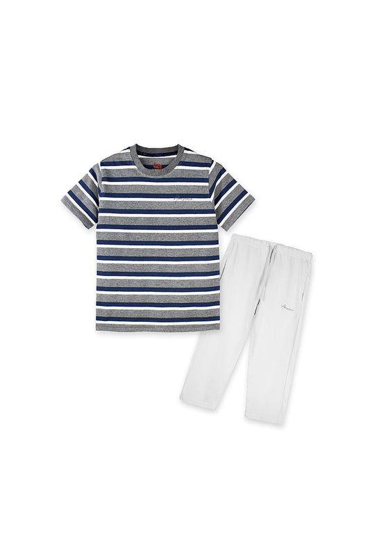 Allurepremium Boys T-Shirt NGW Striped With Pajama