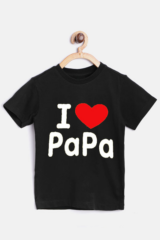 I Love Papa T-Shirt For Girls