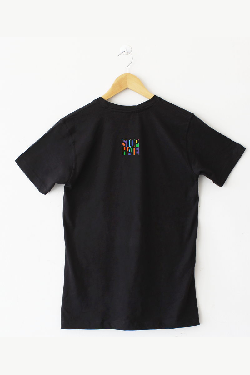 Stop Hate Black T-Shirt