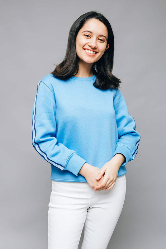 Blue Fleece Sweatshirt