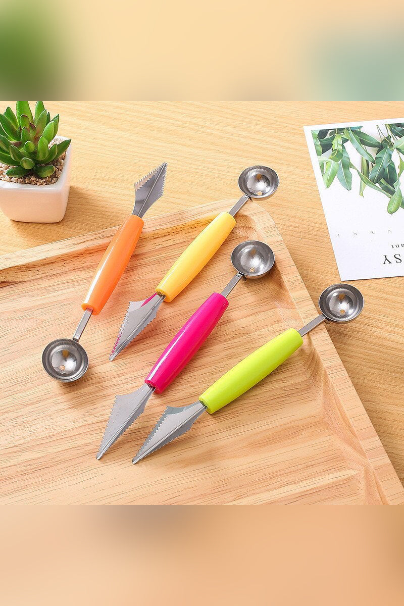 Creative Fruit Dig and Carving Tool 2 in 1