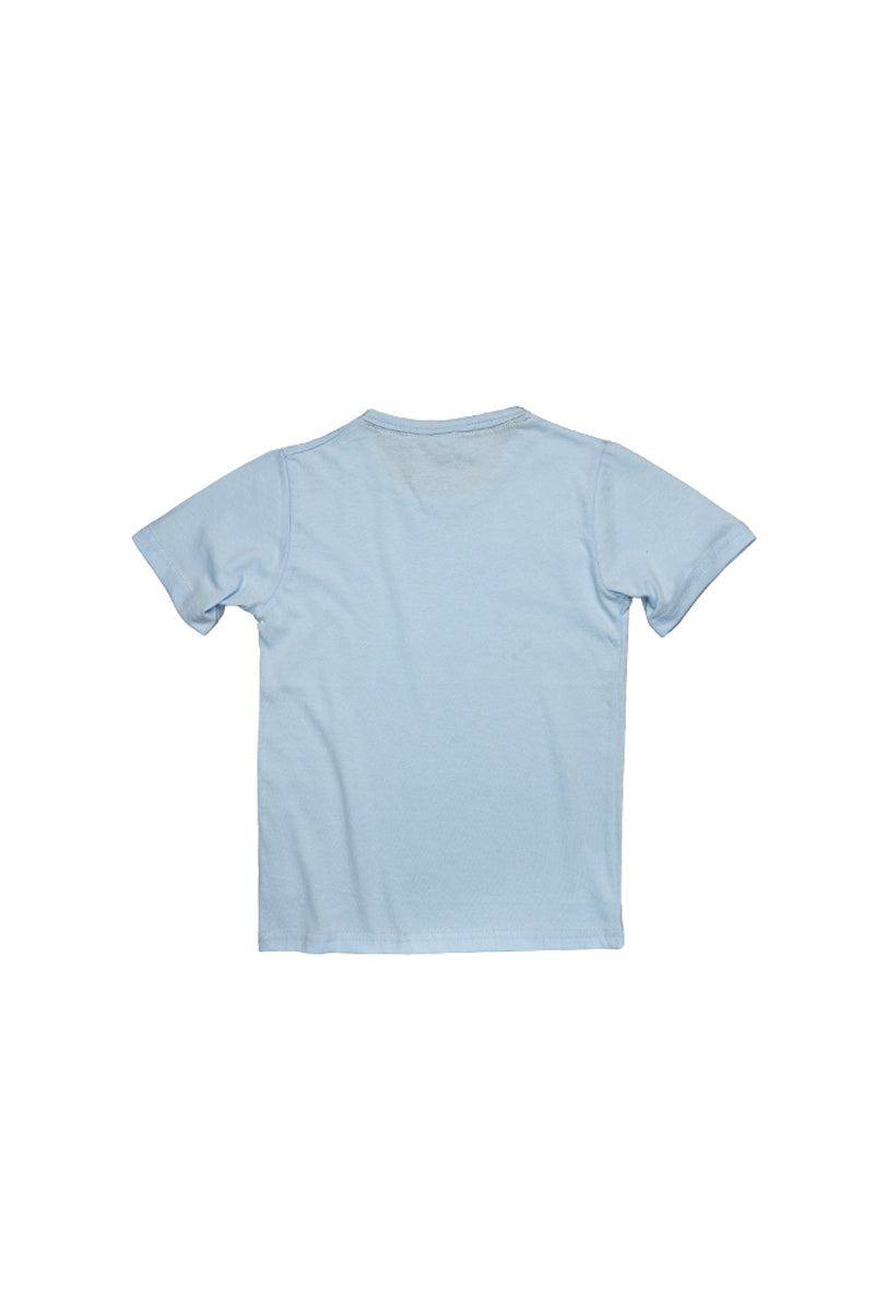 AllureP Boys T-Shirt Rocket Sky Blue