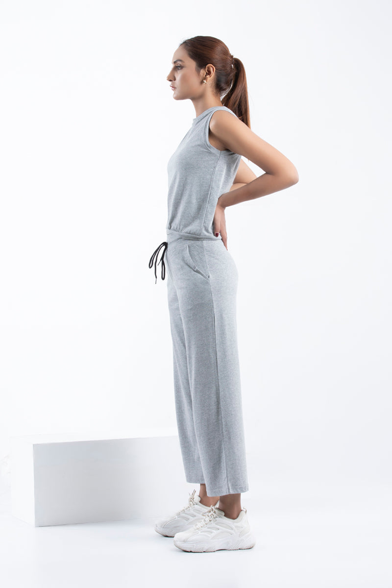 Sleeveless Co-Ord Loungewear - Grey