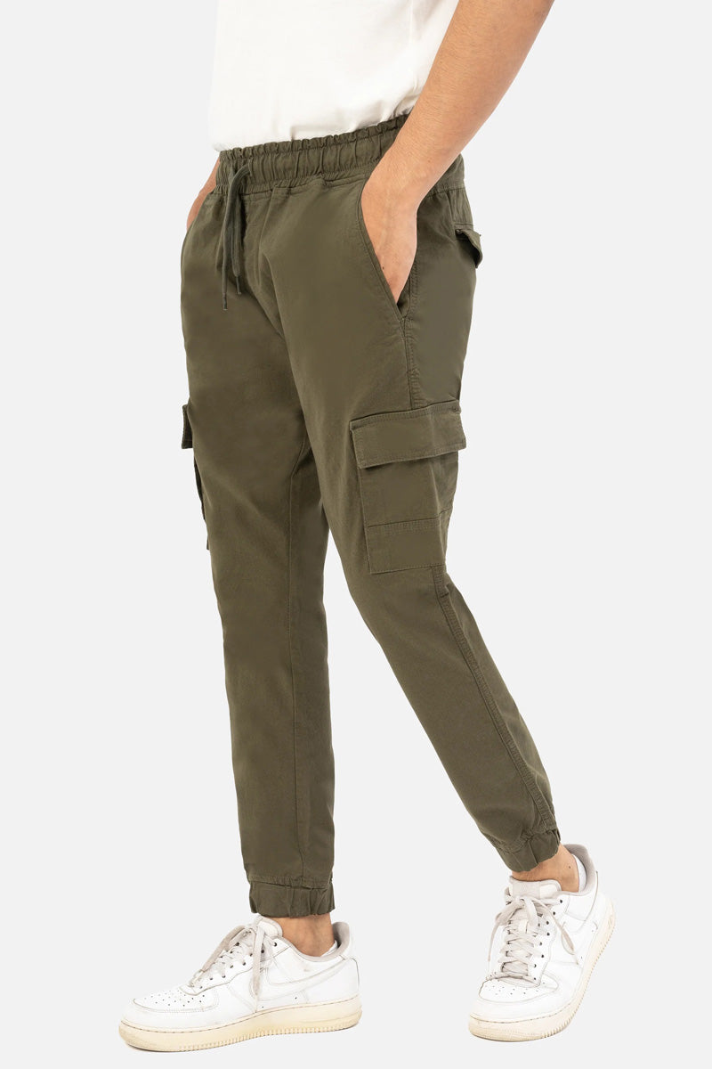Casual Trouser Cargo Olive - 1