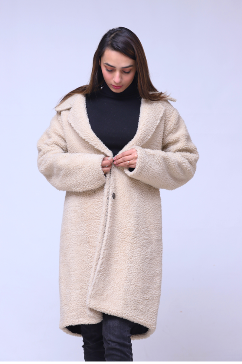 Teddy Faux Fur Oversized Coat