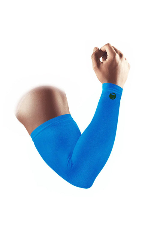High Compression Arm Sleeves Pair Blue