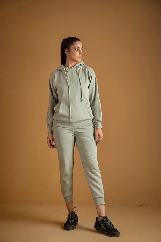 Tracksuit Mint Green with Warm Hoodie and Pants