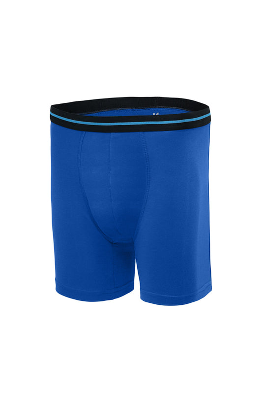 Flush Tagless Cool Dri Boxer Briefs with Comfort Flex Waistband - Royal Blue