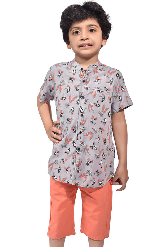 Kids Casual Shirts KDS-WS-099-Woven-Shirt-E1-19