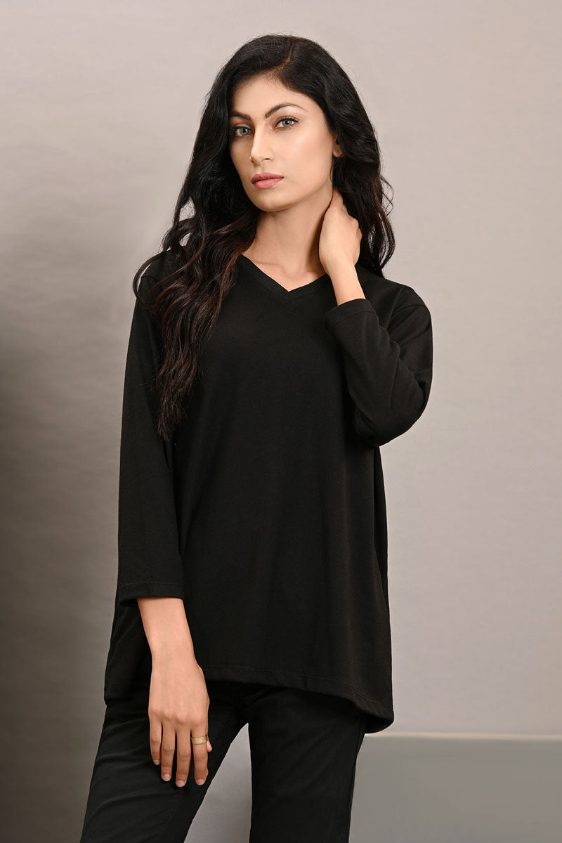 Lds-A1550 Knited Top Black