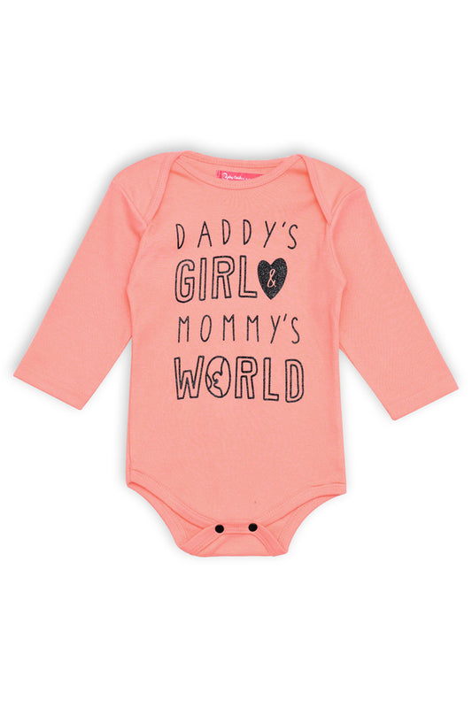 Baby Pink Romper Daddy's Girl Design