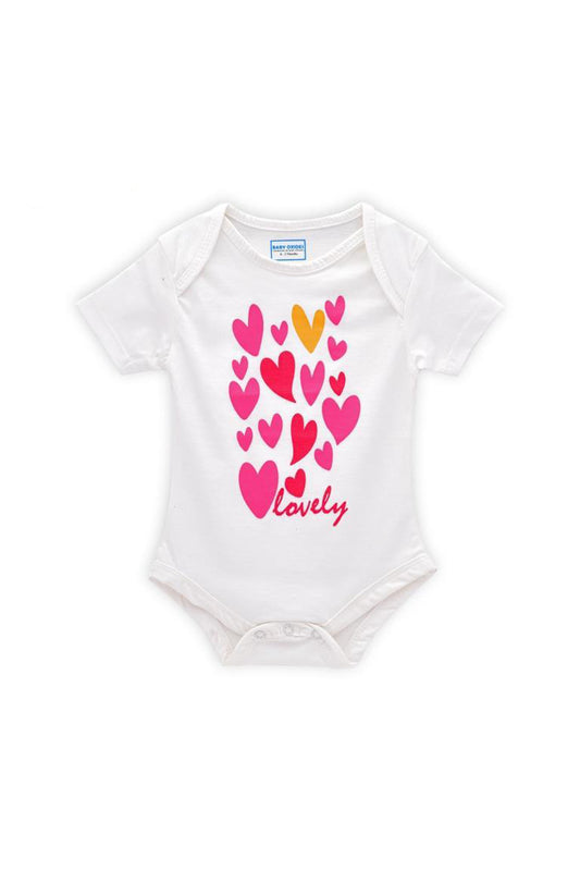 Baby Romper Heart Printed Design