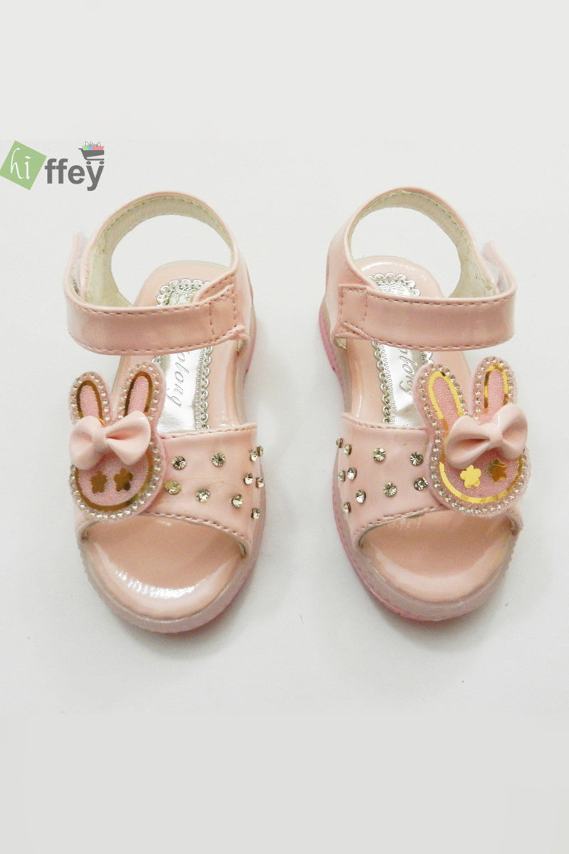 Pink Rabbit Face Kids Fashion Sandal For Girl