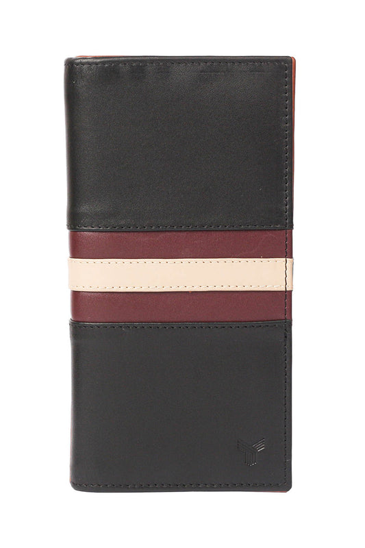 Long Wallet Stripe Black