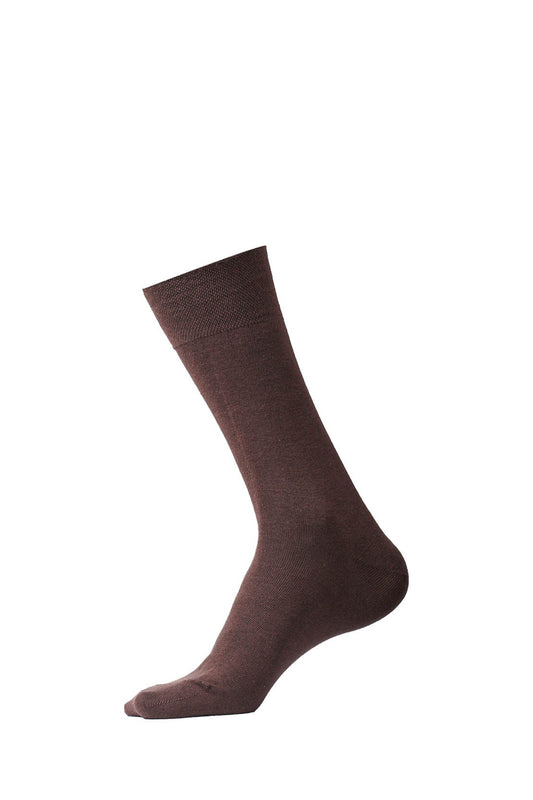 Solid Brown Socks
