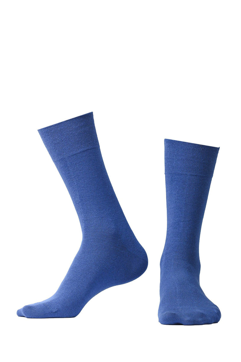 Plain Blue Socks