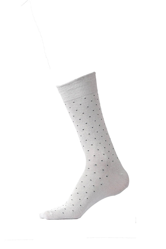Light Grey Polka Dots Socks
