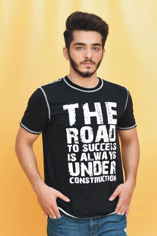 T Shirt Printed The Road To Success