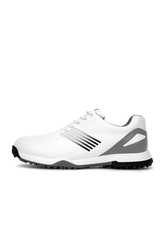 Tigerline Golf Tour Lite Spikeless Golf Shoes Grey White