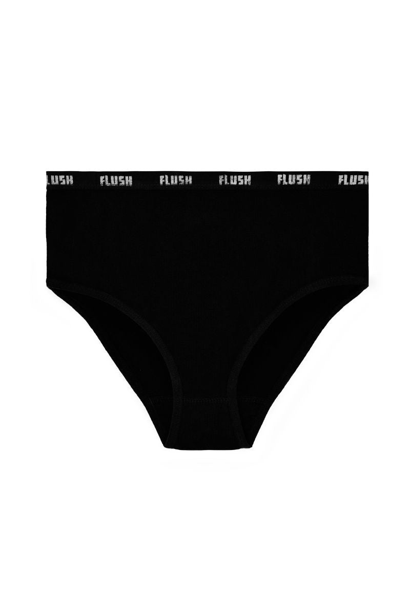 Flush Women's Cotton Underwear Brief Tagless & Breathable Pack of 5