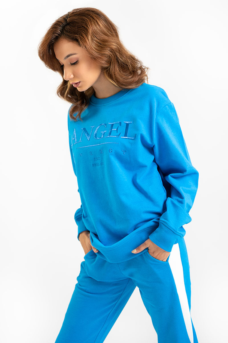 Relaxed Fit Sweatshirt With Embroidered Detail