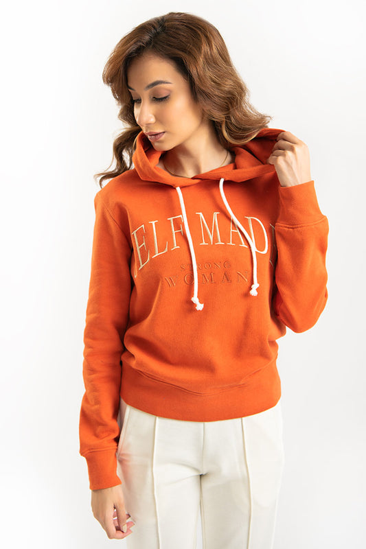 Hoodie With Embroidered Detail