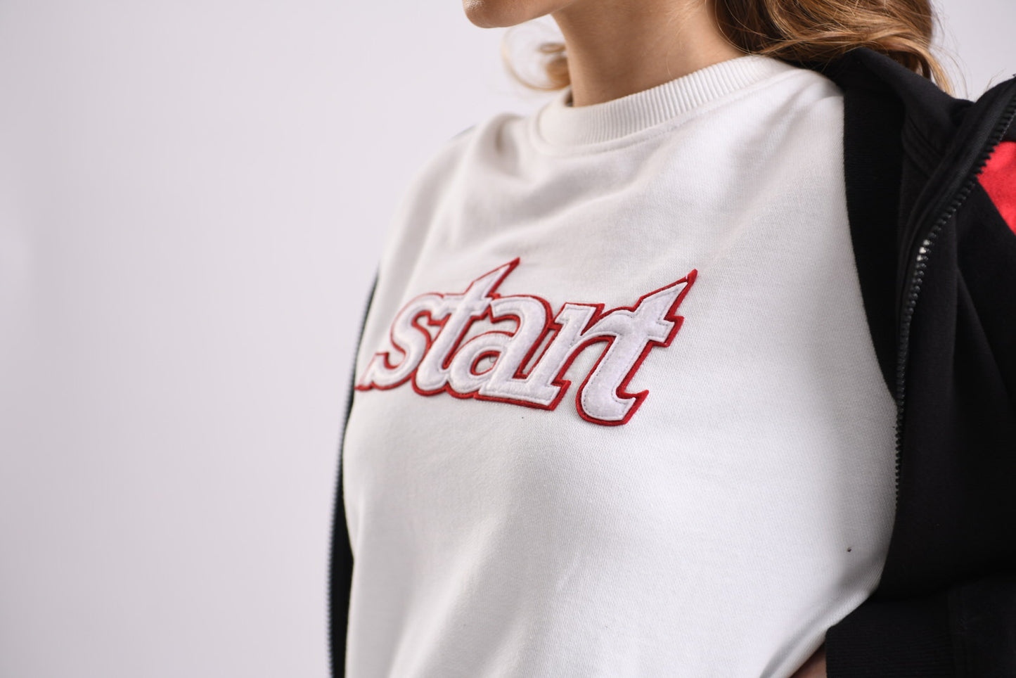 Sweatshirt  With Embroidered Detail