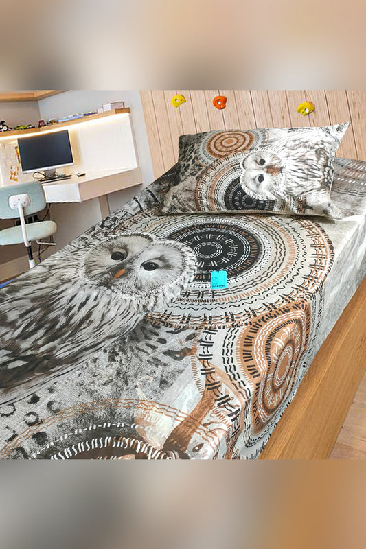 Wise Owl Kids Room Bed Sheet