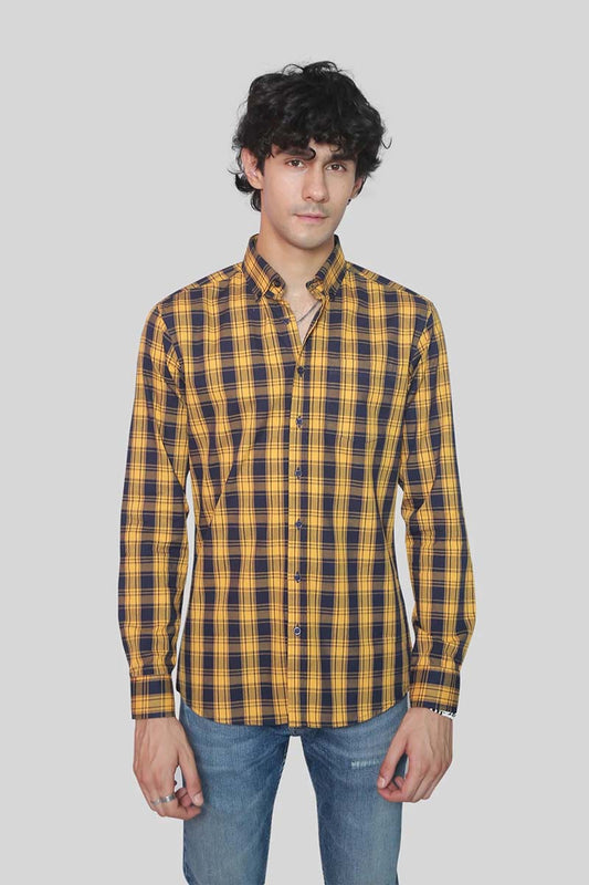 Yellow Checkered Shirt