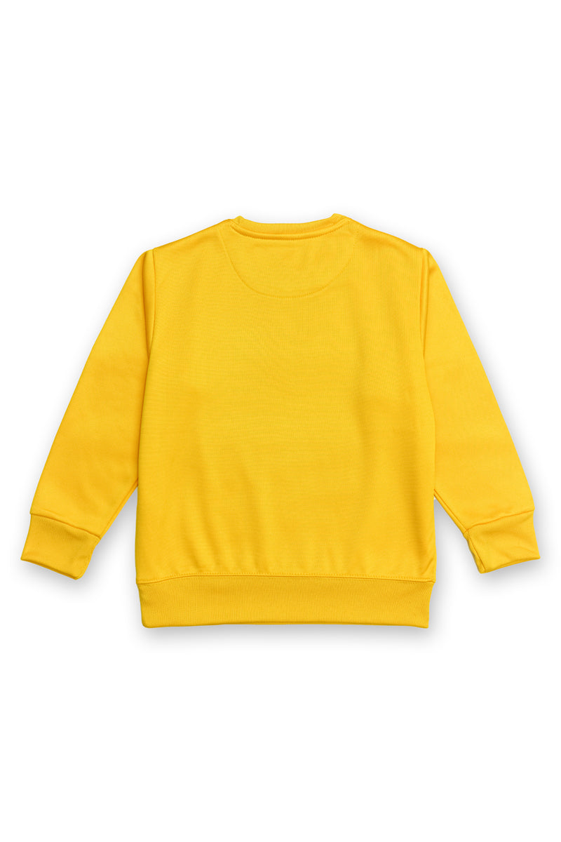 AllurePremium Kids Sweat Shirt Yellow Snowy