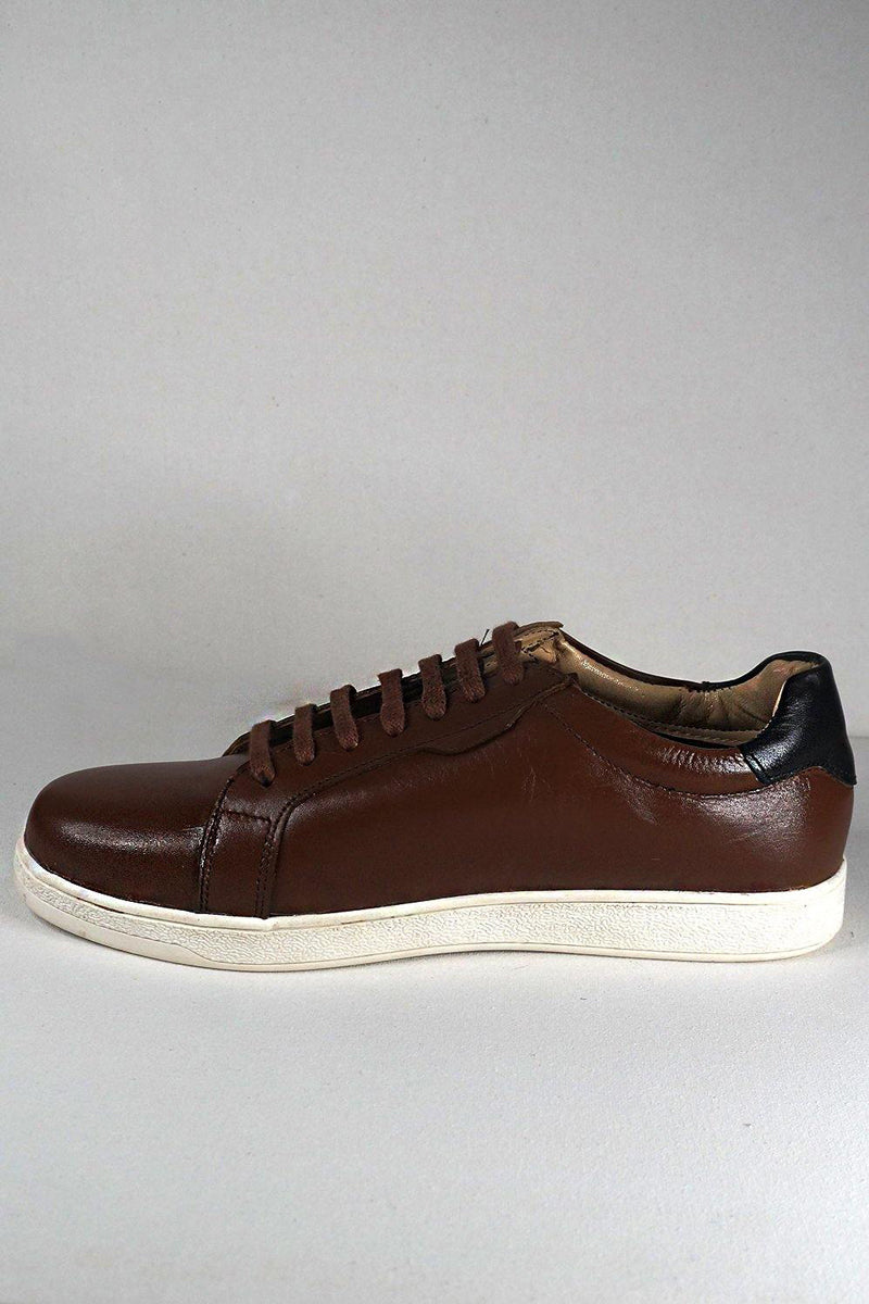 Hand Made Leather Brown Shoe HMSLF20012