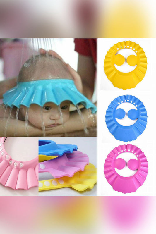 Foam Shower Cap For Kids With Ear Safety