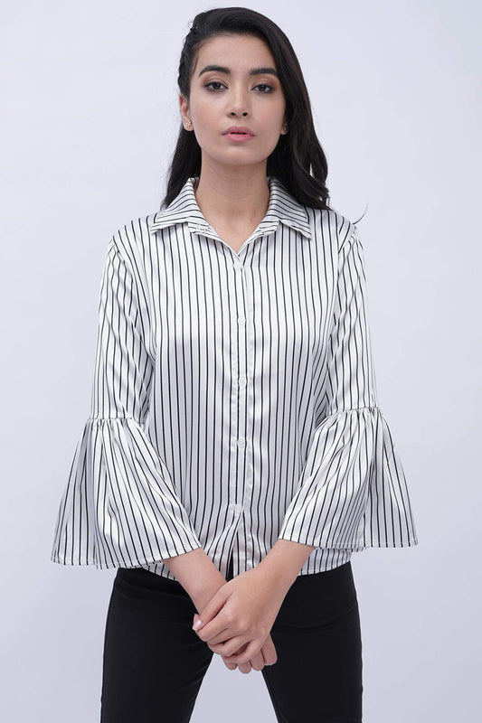 HNH Sia Shirt BL056-WHT