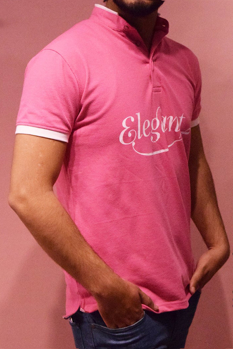 Polo Shirt Pink Colour SO073PLOPNK