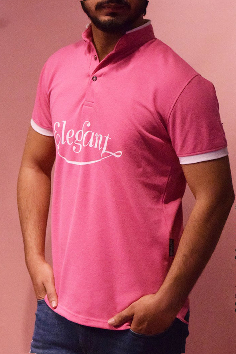 Polo Shirt Pink Colour SO073PLOPNK
