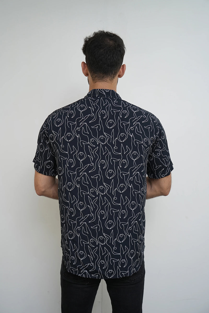 One line Abstract Shirt