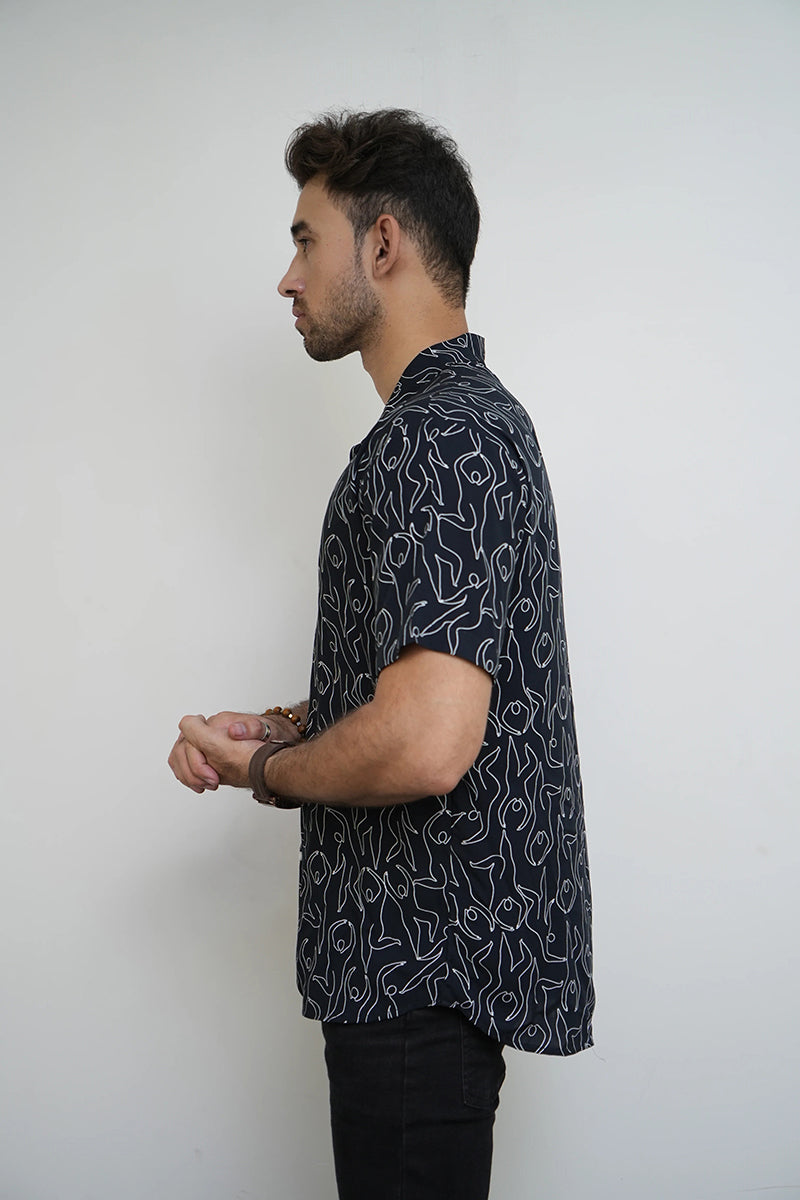 One line Abstract Shirt