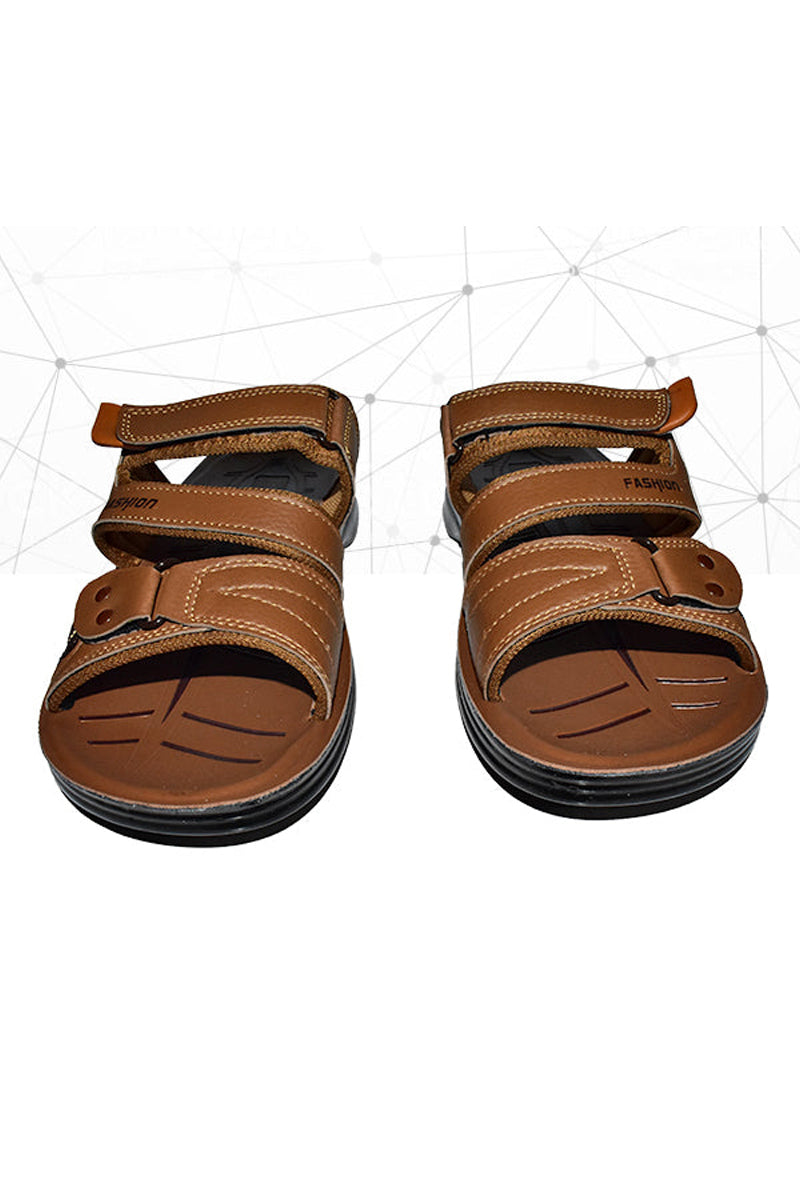 Men Fashion Front Chip Style Foot Wear Chappal - Brown
